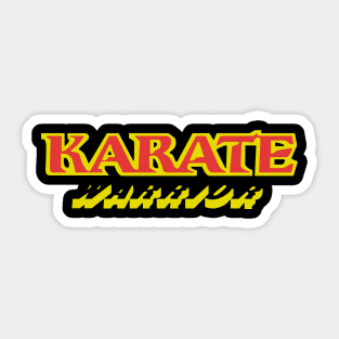 Karate Warrior | LHT | Len Hunter Trading Sticker